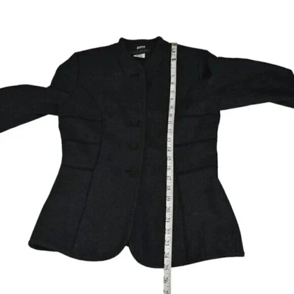 Harve Benard Wool Blend Jacket Blazer Gray Size 4 - Picture 9 of 9